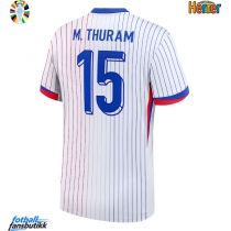 Frankrike Marcus Thuram #15 Bortedrakt EM 2024 Kortermet